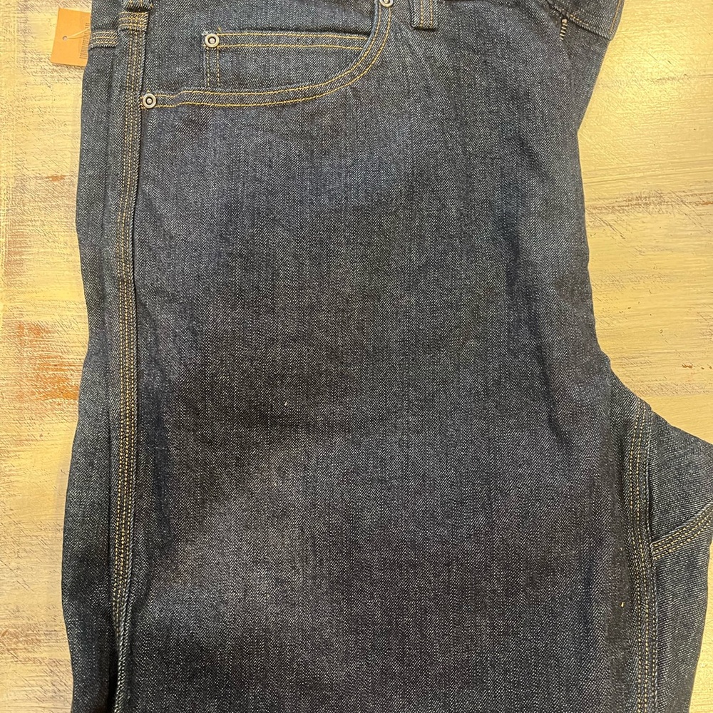 Duluth Trading Co Relaxed Fit Dark Blue Jeans
